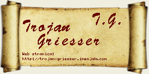 Trojan Griesser vizit kartica